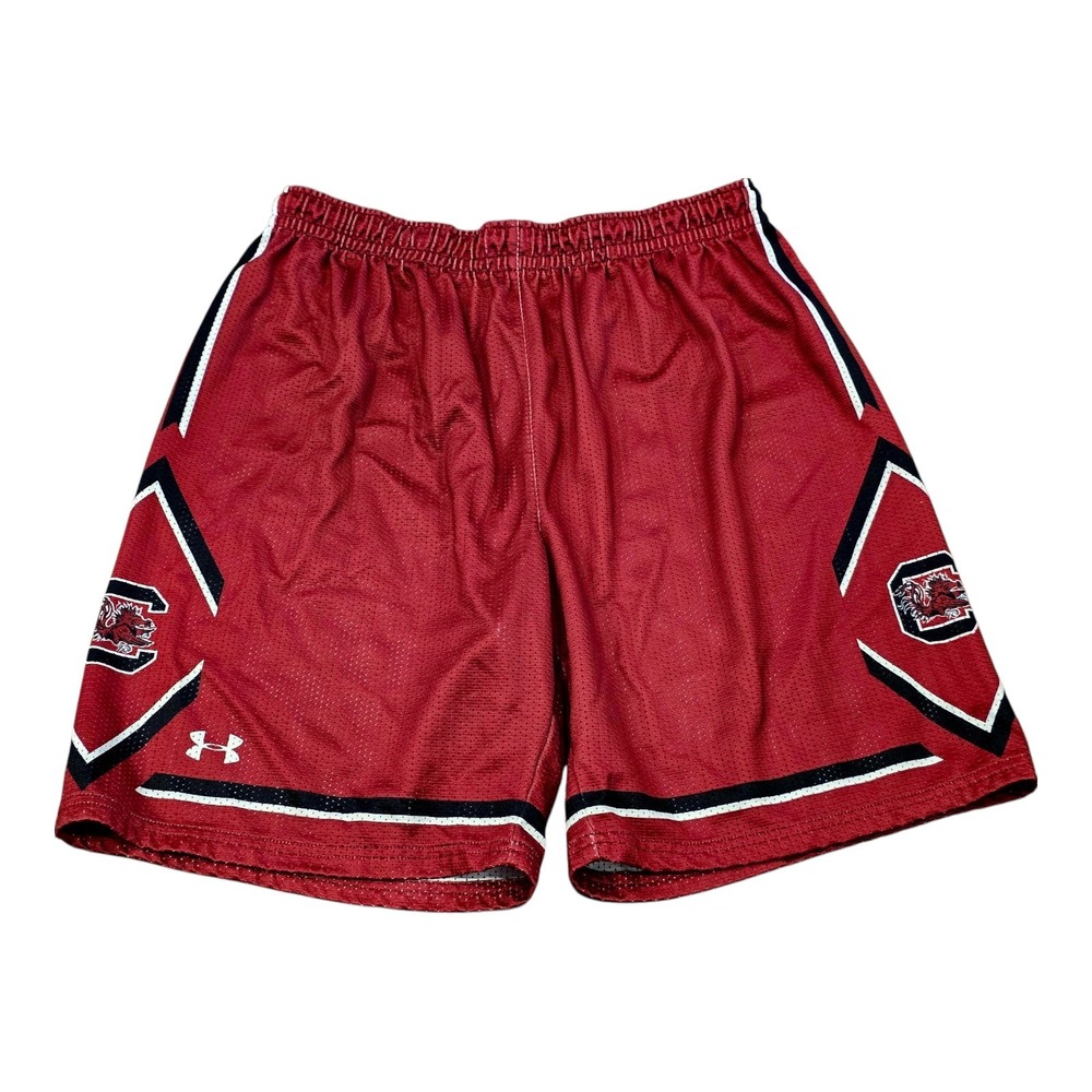 Under Armour South Carolina Gamecocks Womens Basketball Shorts XL +2 Garnet Red